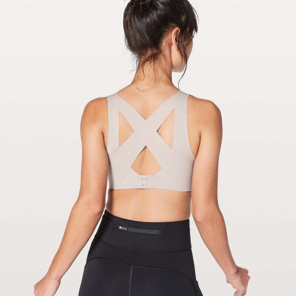 lululemon athletica Other - GUC Lululemon Enlite Bra Barely Beige Nude Bra for Running | Size 34C